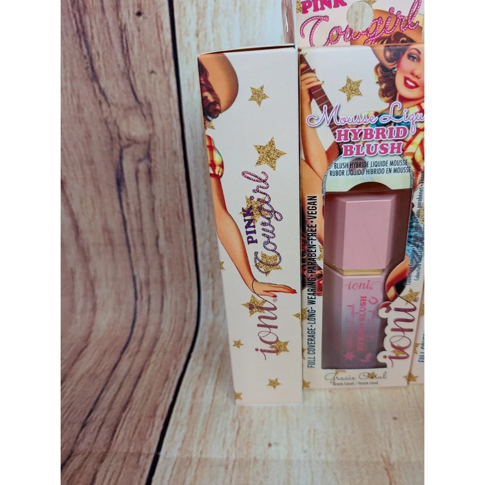 Ioni Pink Cowgirl Mousse Liquid Hybrid Blush Gracie Coral